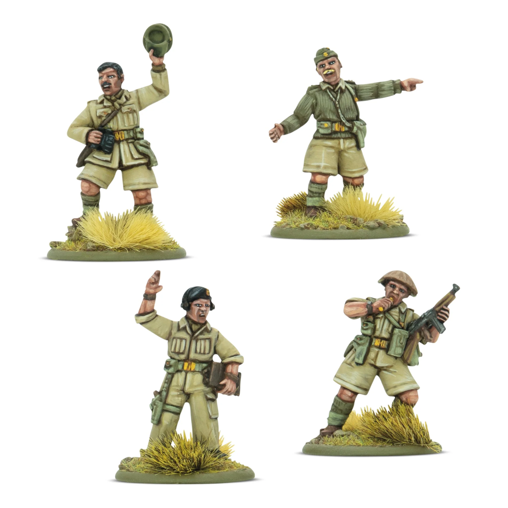 Bolt Action: British 8th Army Platoon Commanders