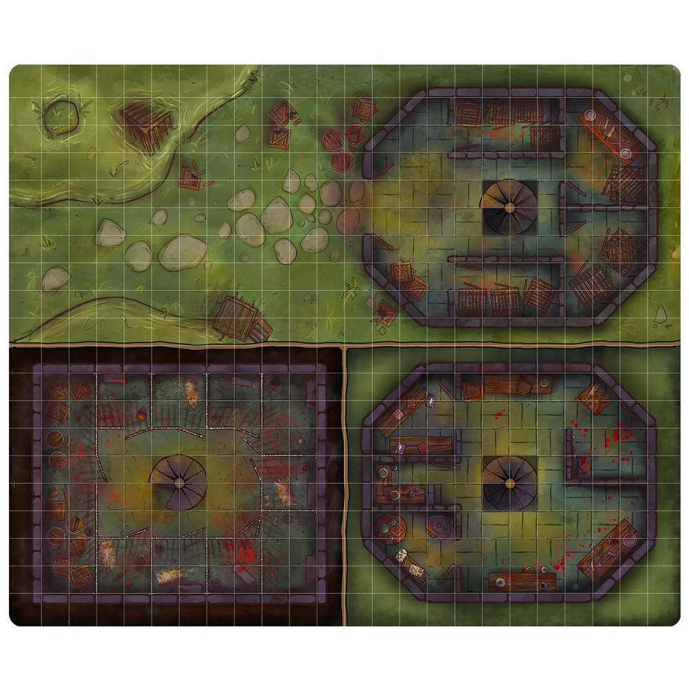Next Level Miniatures: Wet-Erase Vinyl Game Mat - Stitcher's Workshop(Clearance)