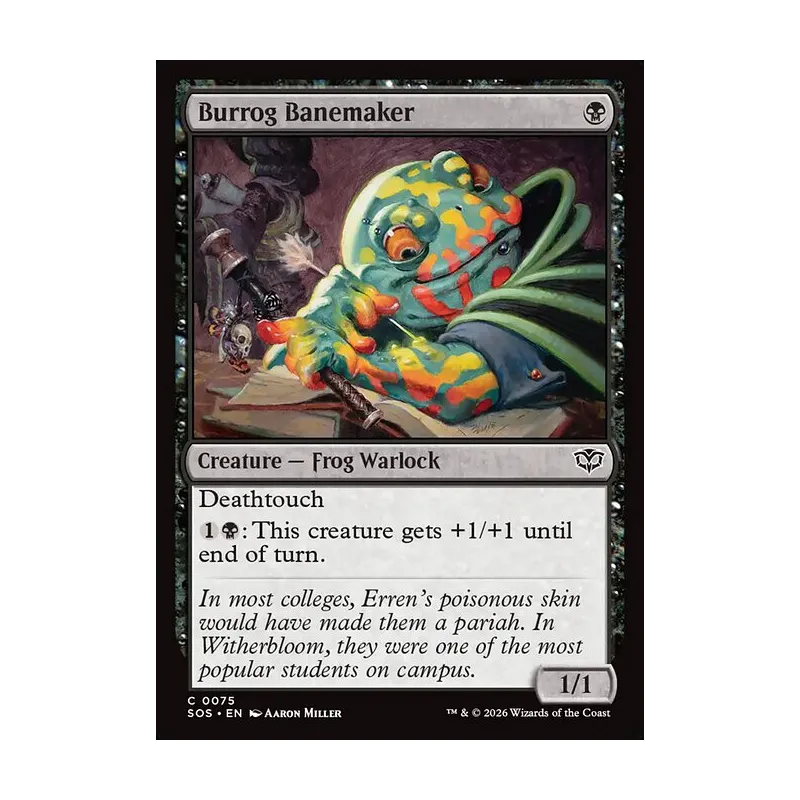 Burrog Banemaker - Secrets of Strixhaven (Near Mint)