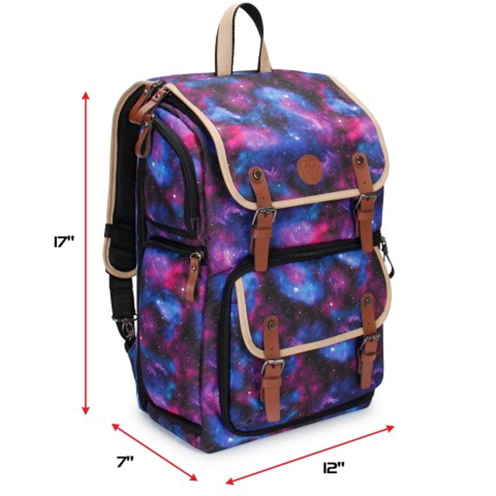 ENHANCE Card Storage Backpack: Full-size Galaxy Print (Designer Edition) (Clearance)