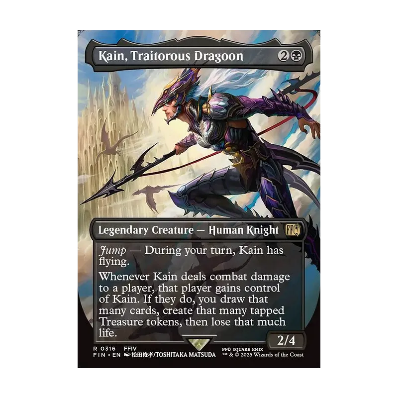 Kain, Traitorous Dragoon (Borderless) - Final Fantasy (Near Mint)