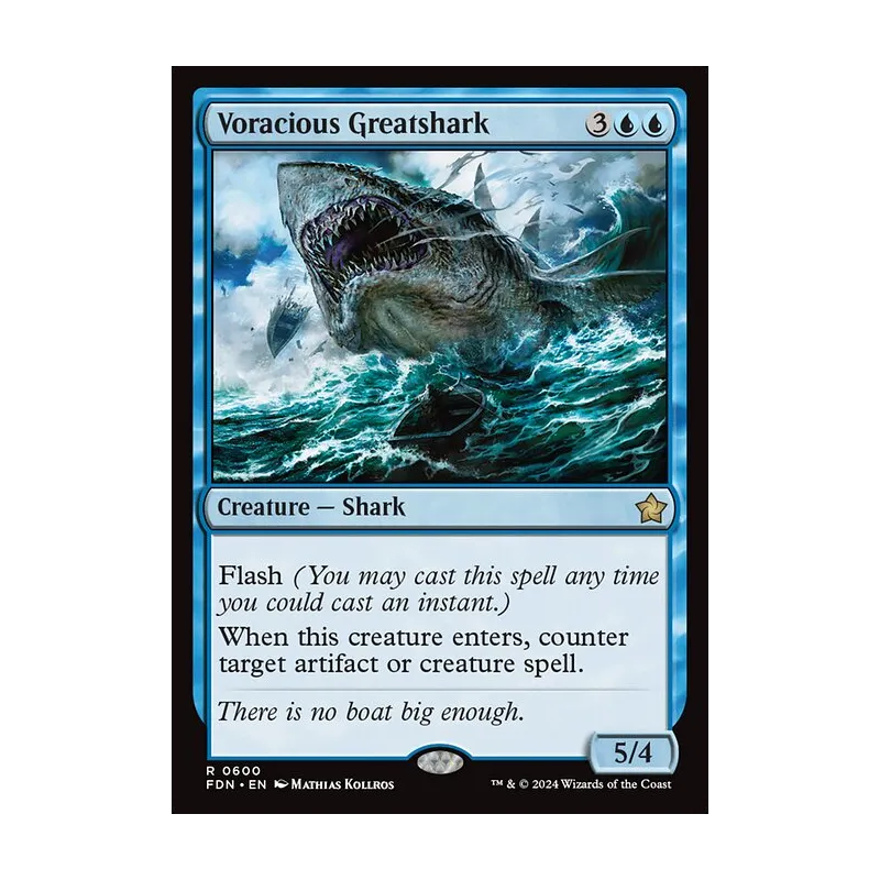 Voracious Greatshark - Foundations (Near Mint)