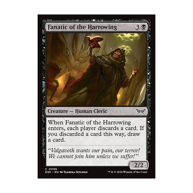 Fanatic of the Harrowing - Duskmourn: House of Horror (Foil Near Mint)