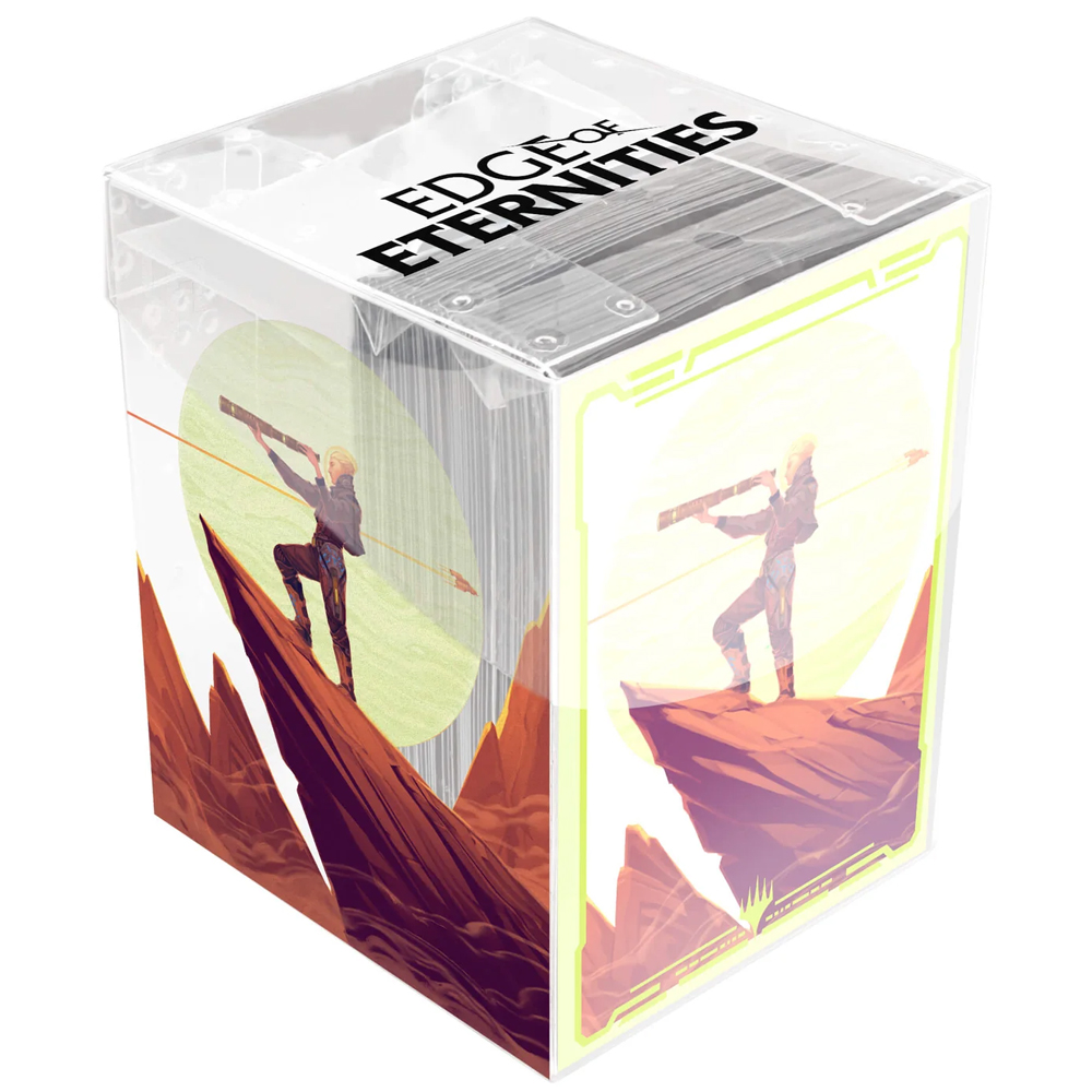 MtG Sleeves in Clear Box: Edge of Eternities - Sami, Wildcat Captain (100)