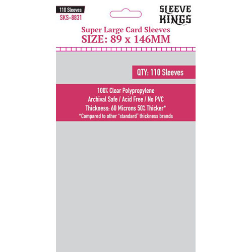 Sleeve Kings: Super Large Sleeves (89x146mm) (110)