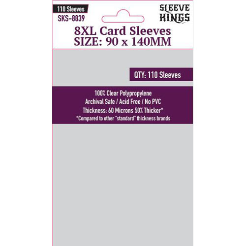Sleeve Kings: 8XL Sleeves (90x140mm) (110)