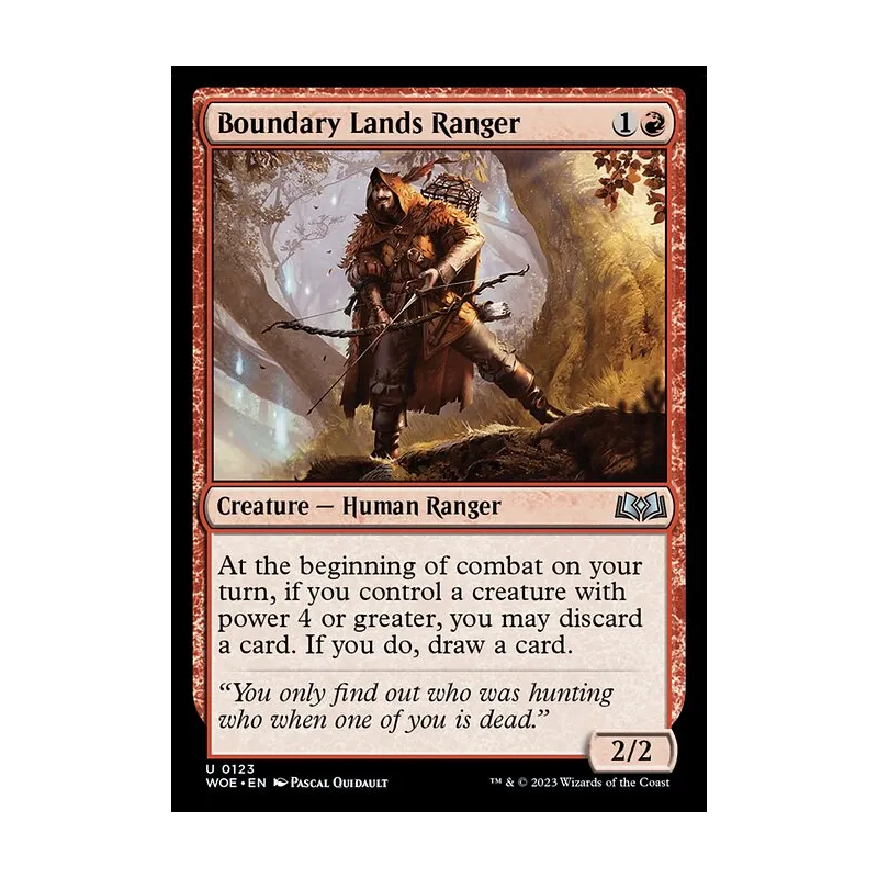 Boundary Lands Ranger - Wilds of Eldraine (Near Mint)