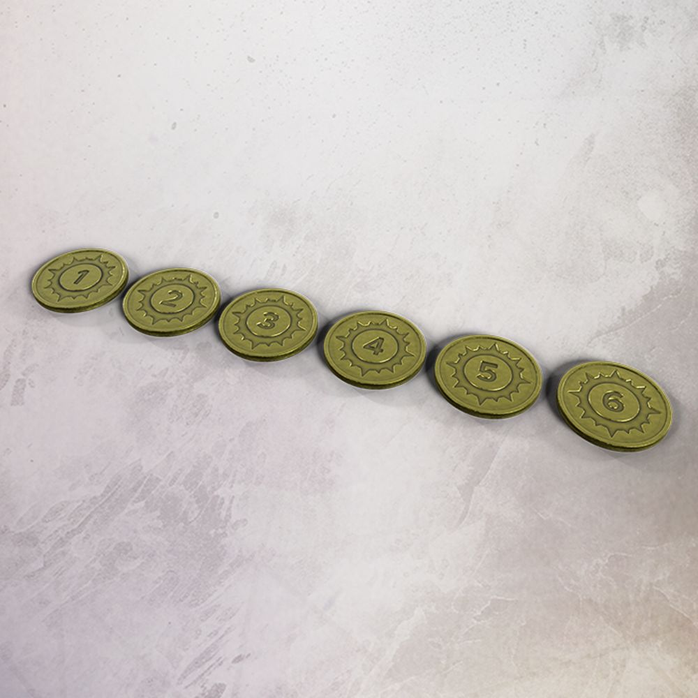 One Page Rules: Metal Objective Markers (New Arrival)