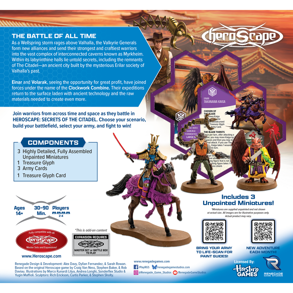 Heroscape: Crooked Crew of the Clockwork Combine Army Expansion (Unpainted) (Preorder)