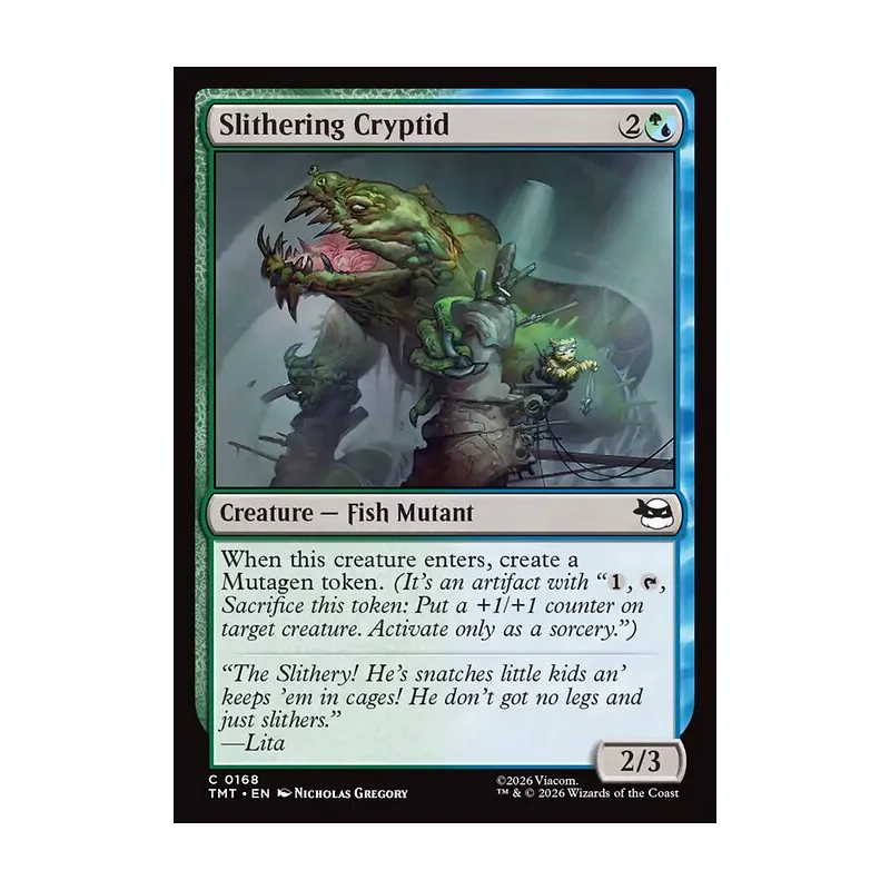 Slithering Cryptid - Teenage Mutant Ninja Turtles (Near Mint)