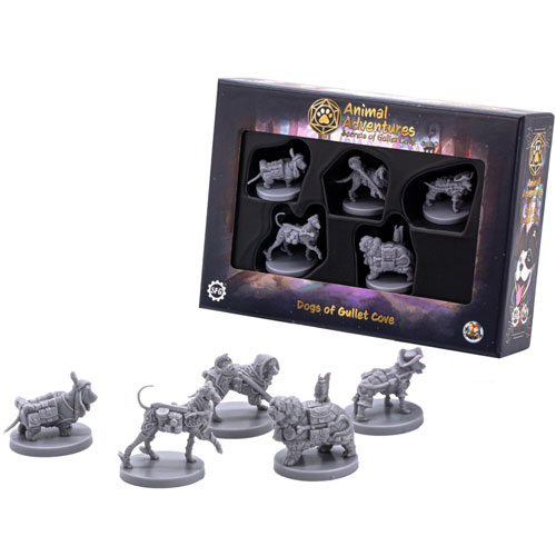 Animal Adventures RPG: Miniatures Set - Dogs of Gullet Cove