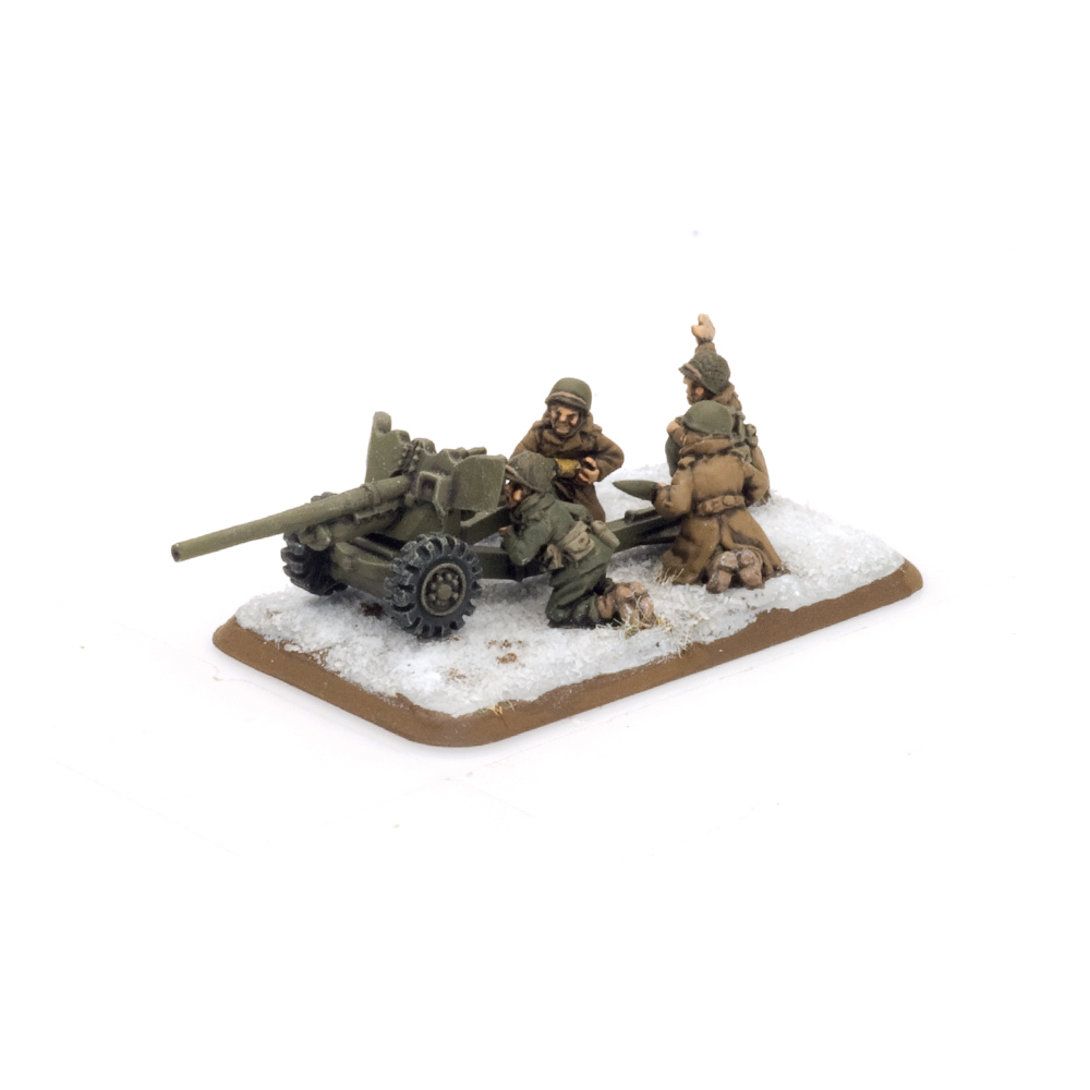 Flames of War WW2: American - 57mm Anti-tank Platoon (Winter)