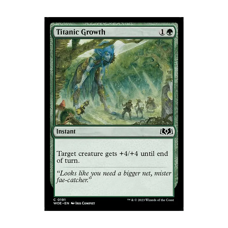 Titanic Growth - Wilds of Eldraine (Near Mint)