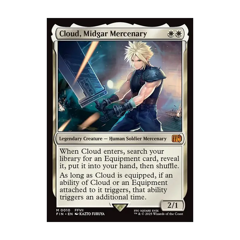 Cloud, Midgar Mercenary - Final Fantasy (Near Mint)