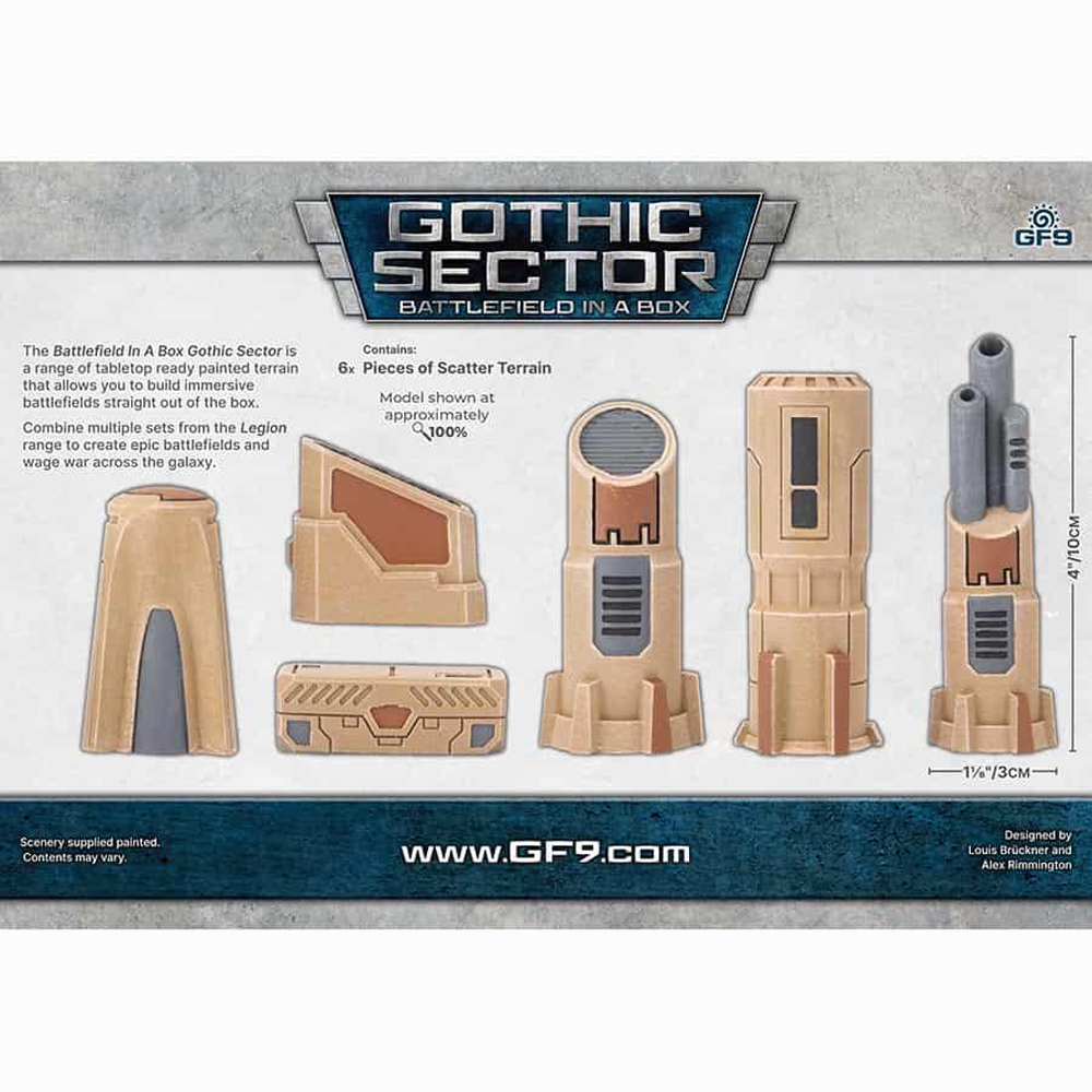 Battlefield in a Box: Gothic Sector - United Frontier Scatter Terrain