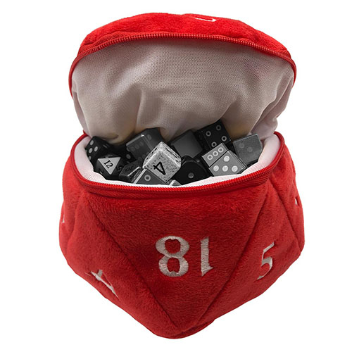 Ultra Pro Dice Bag: d20 Plush - Red
