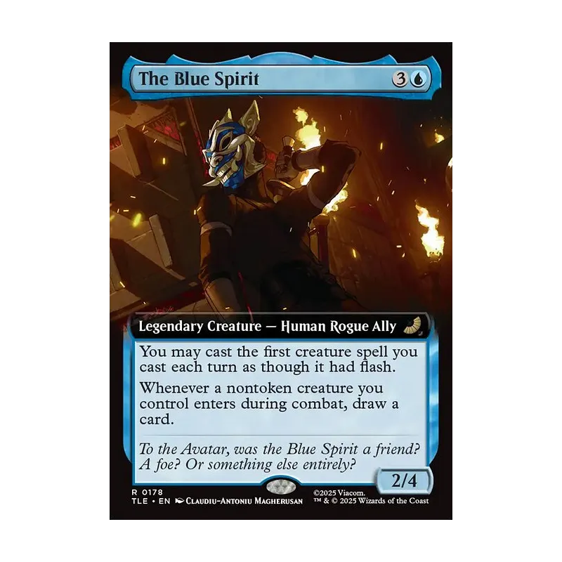 The Blue Spirit (Extended Art) - Avatar: The Last Airbender Eternal (Near Mint)