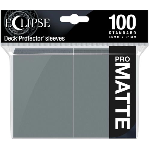 Deck Protector Sleeves: Eclipse Matte - Smoke Grey (100)