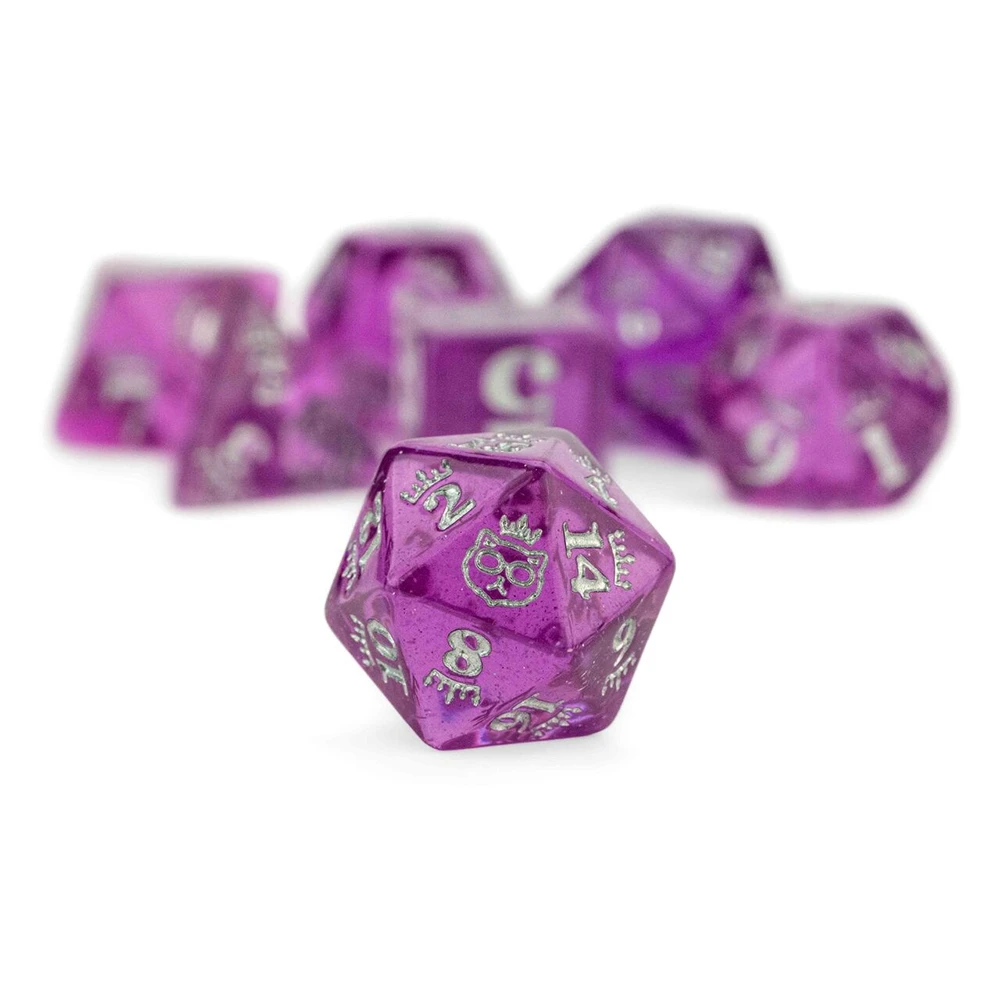 Dungeon Crawler Carl RPG: Princess Donut’s Enchanted Crown of the Sepsis Whore Dice Set (Preorder)
