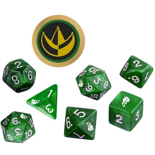 Power Rangers RPG: Green Dice Set