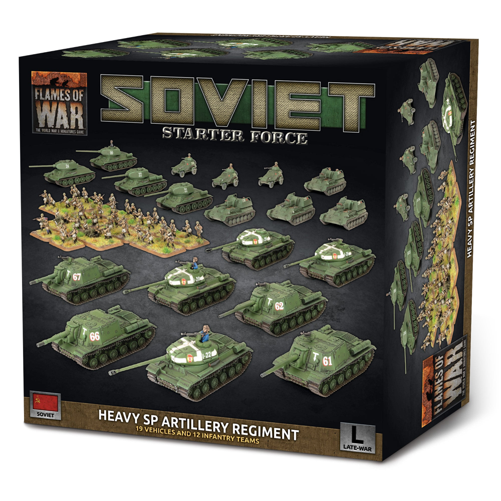 Flames of War WW2: Soviet Starter Force - Heavy SP Artillery Regiment