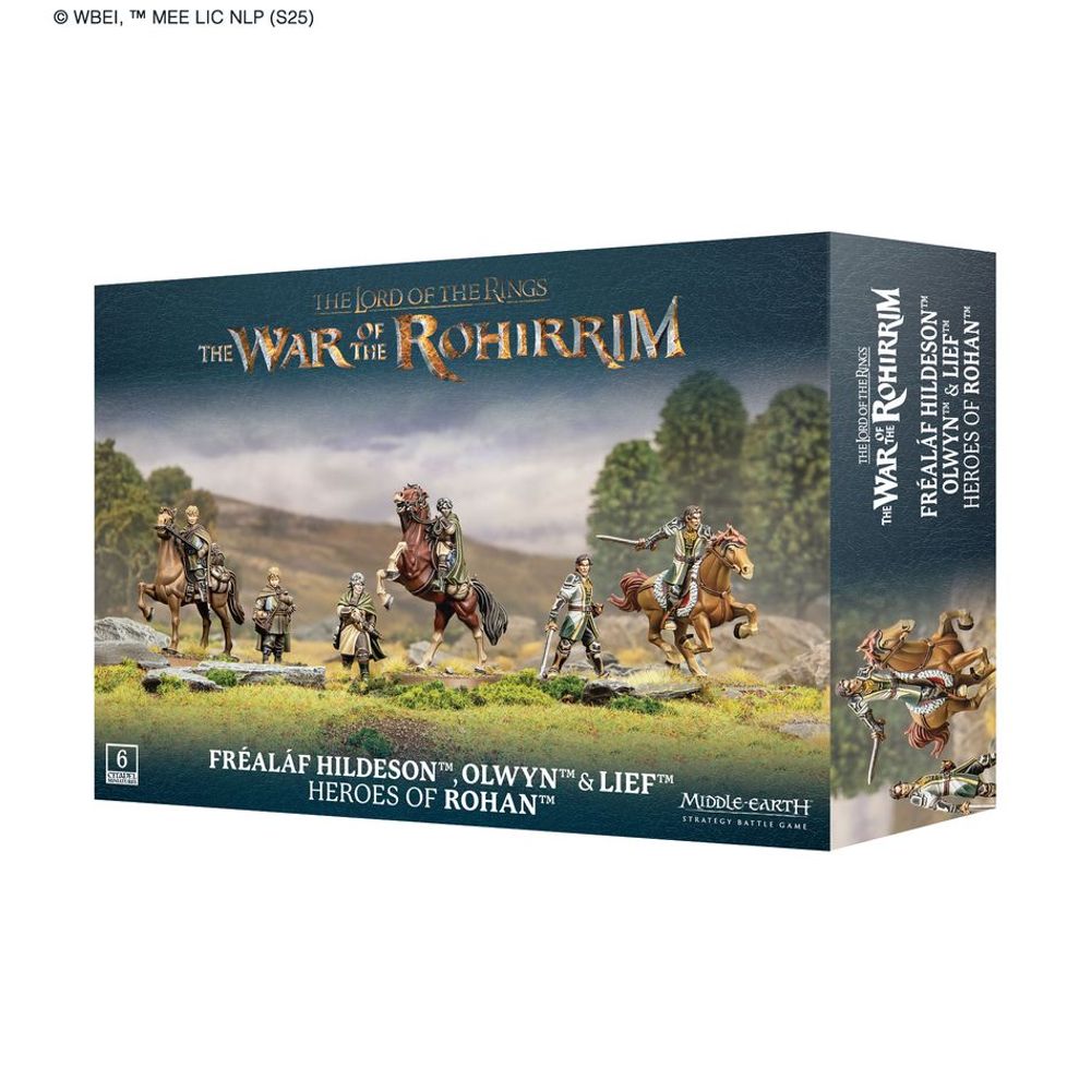 Middle-Earth SBG: Frealeaf Hildeson, Olwyn, & Lief, Heroes of Rohan