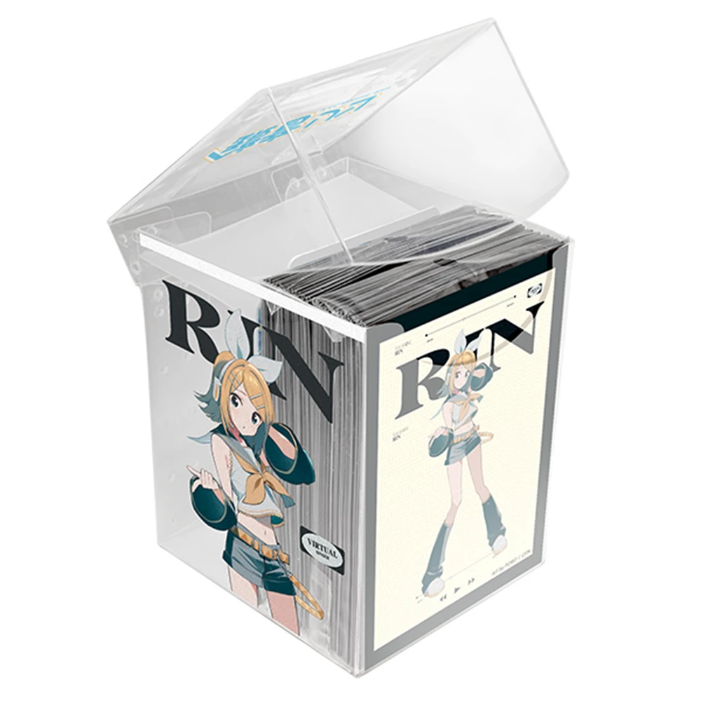 Hatsune Miku Deck Protectors in Clear Box: Retro Soundscapes - Rin (100) (Preorder)