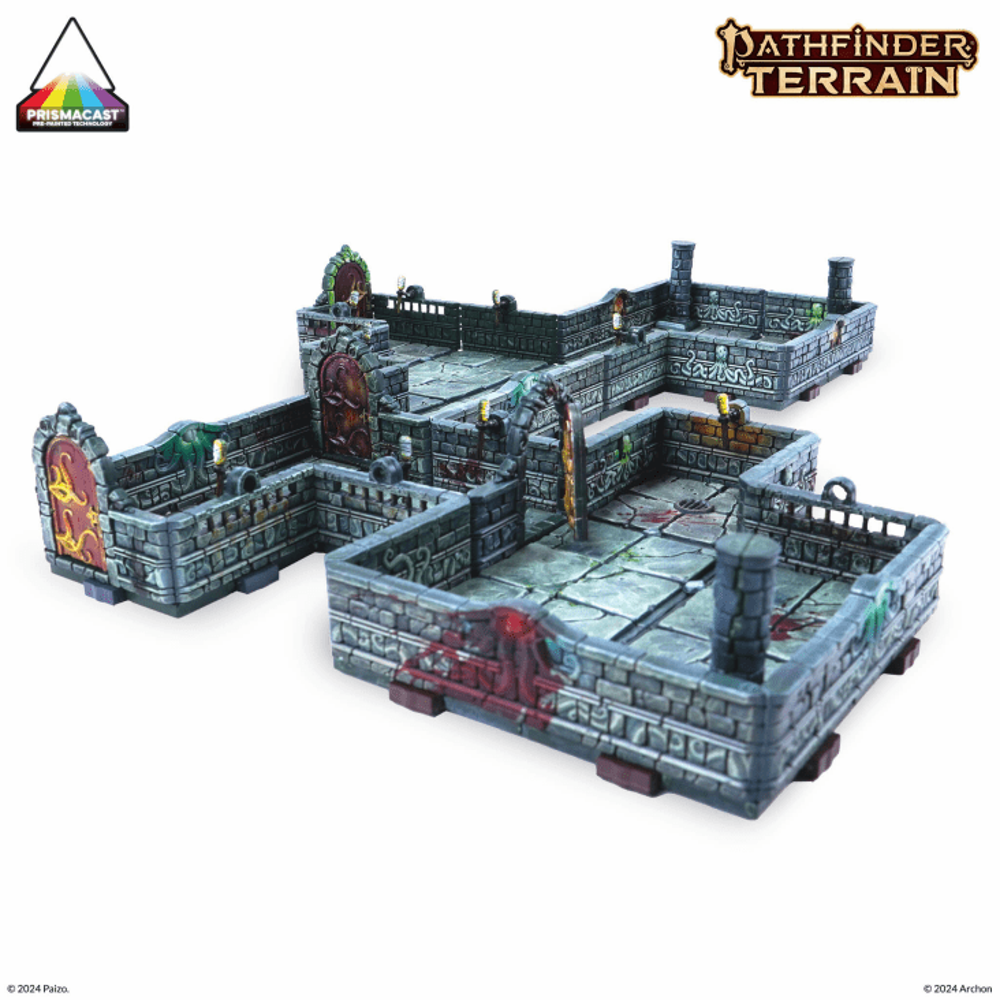 Dungeons & Lasers PrismaCast Pre-Painted: Pathfinder - Abomination Vaults