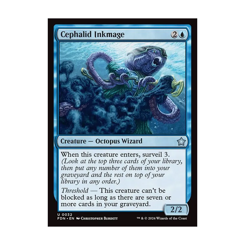 Cephalid Inkmage - Foundations (Foil Near Mint)