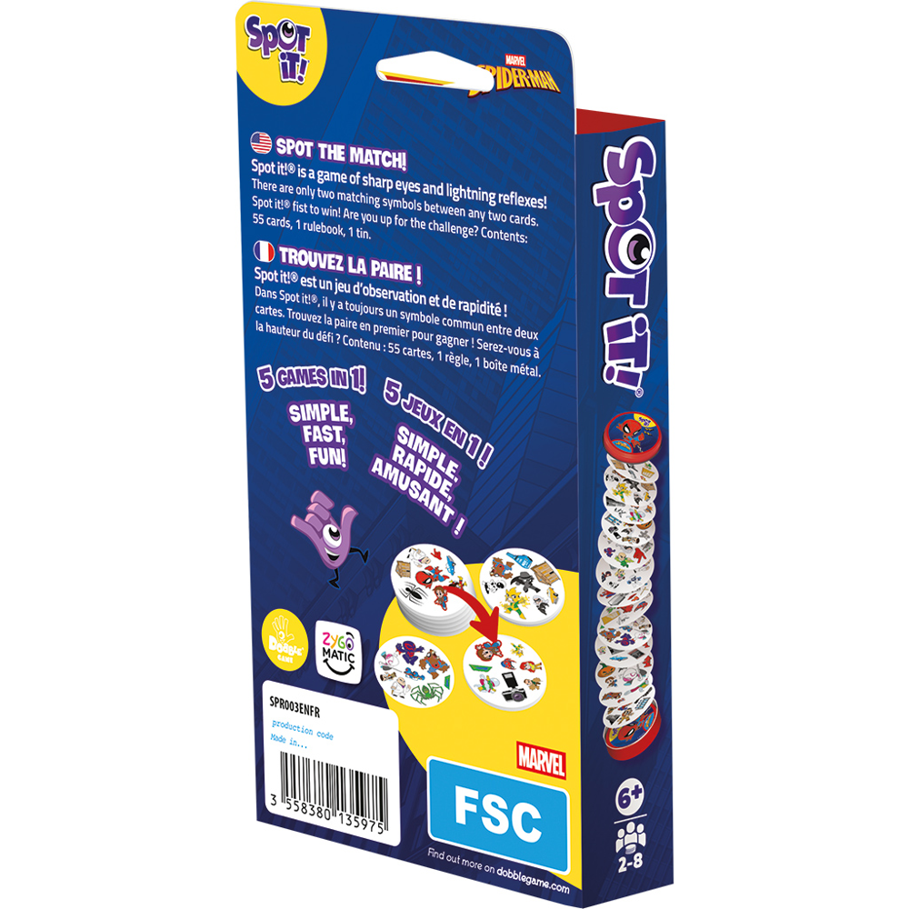 Spot It! Spider-Man (Eco-Blister)