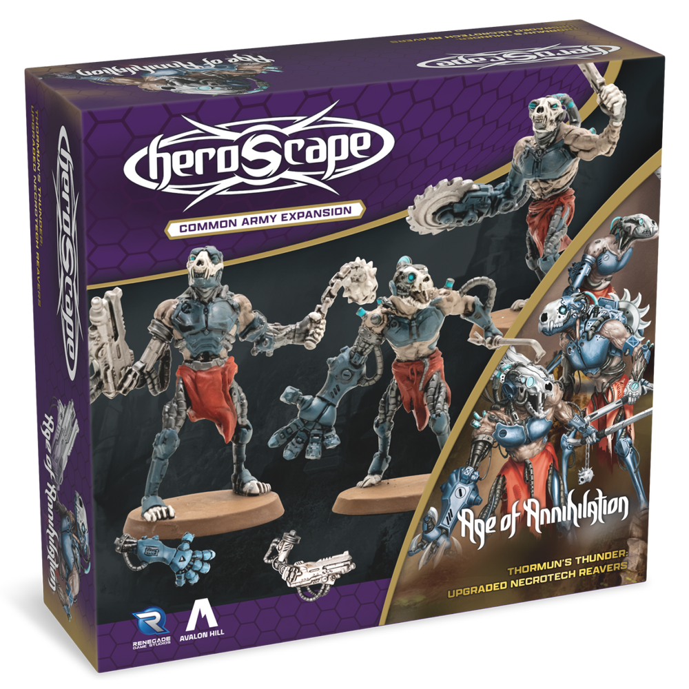 Heroscape: Age of Annihilation - Upgraded Necrotech Reavers Army Expansion (Unpainted)