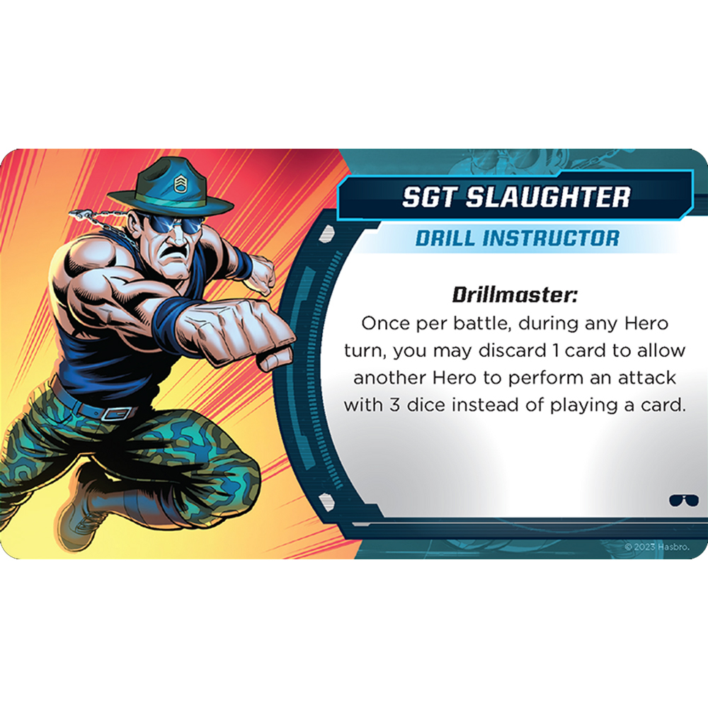 G.I. JOE: Mission Critical - Sgt Slaughter Figure Pack