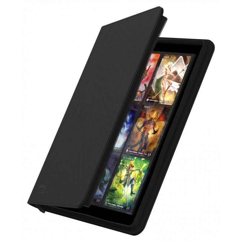 9-Pocket Zipfolio: XenoSkin - Black