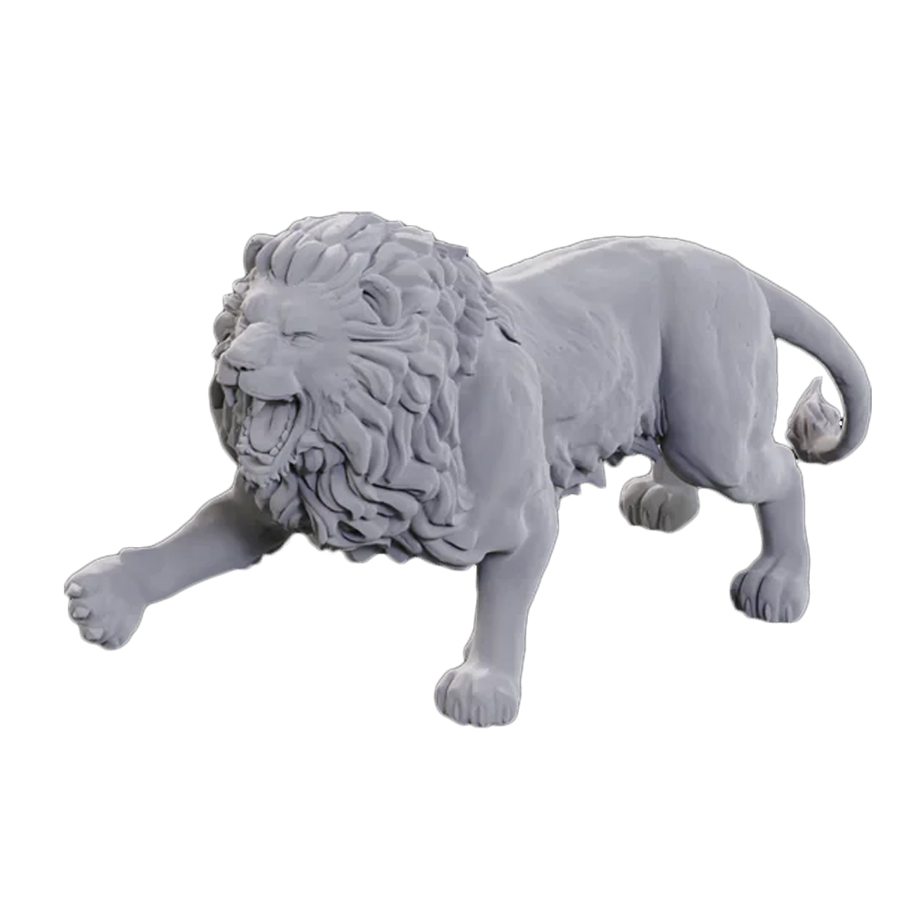 WizKids Deep Cuts Unpainted Minis: W24 Stone Lion
