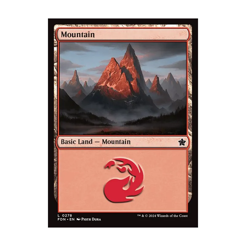 Mountain (0278) - Foundations (Near Mint)