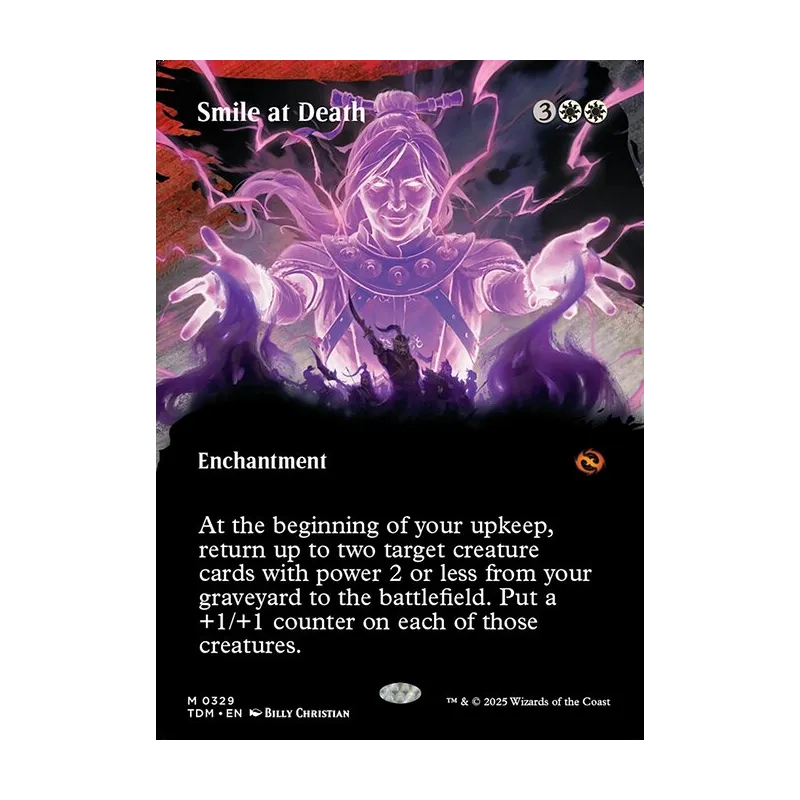 Smile at Death (Borderless) - Tarkir: Dragonstorm (Near Mint)