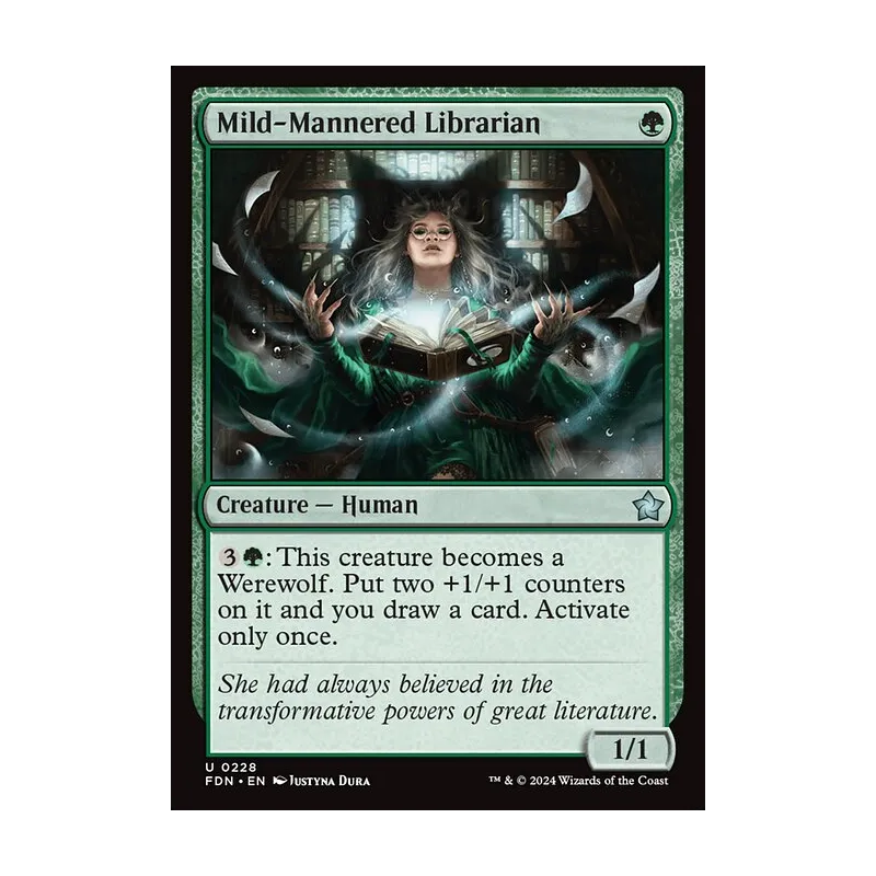 Mild-Mannered Librarian - Foundations (Foil Near Mint)