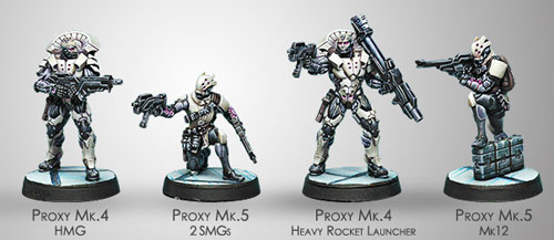 Infinity: ALEPH - Posthumans 2G Proxies (4)