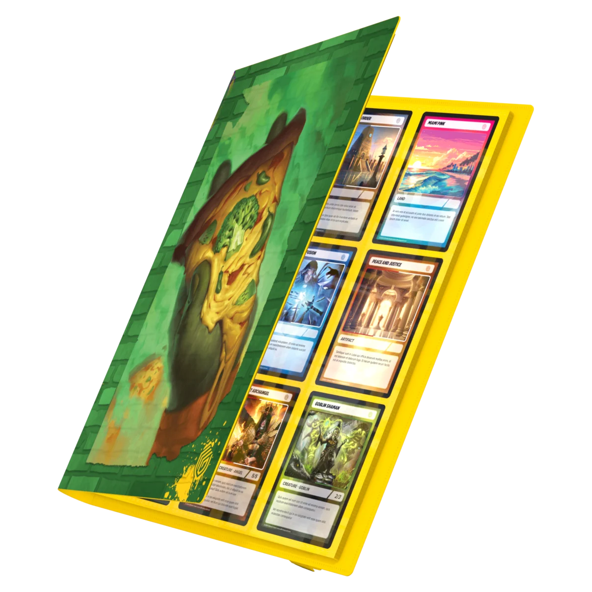 MTG 18-Pocket FlexXFolio 360 TMNT: Forest - Pizza Slice