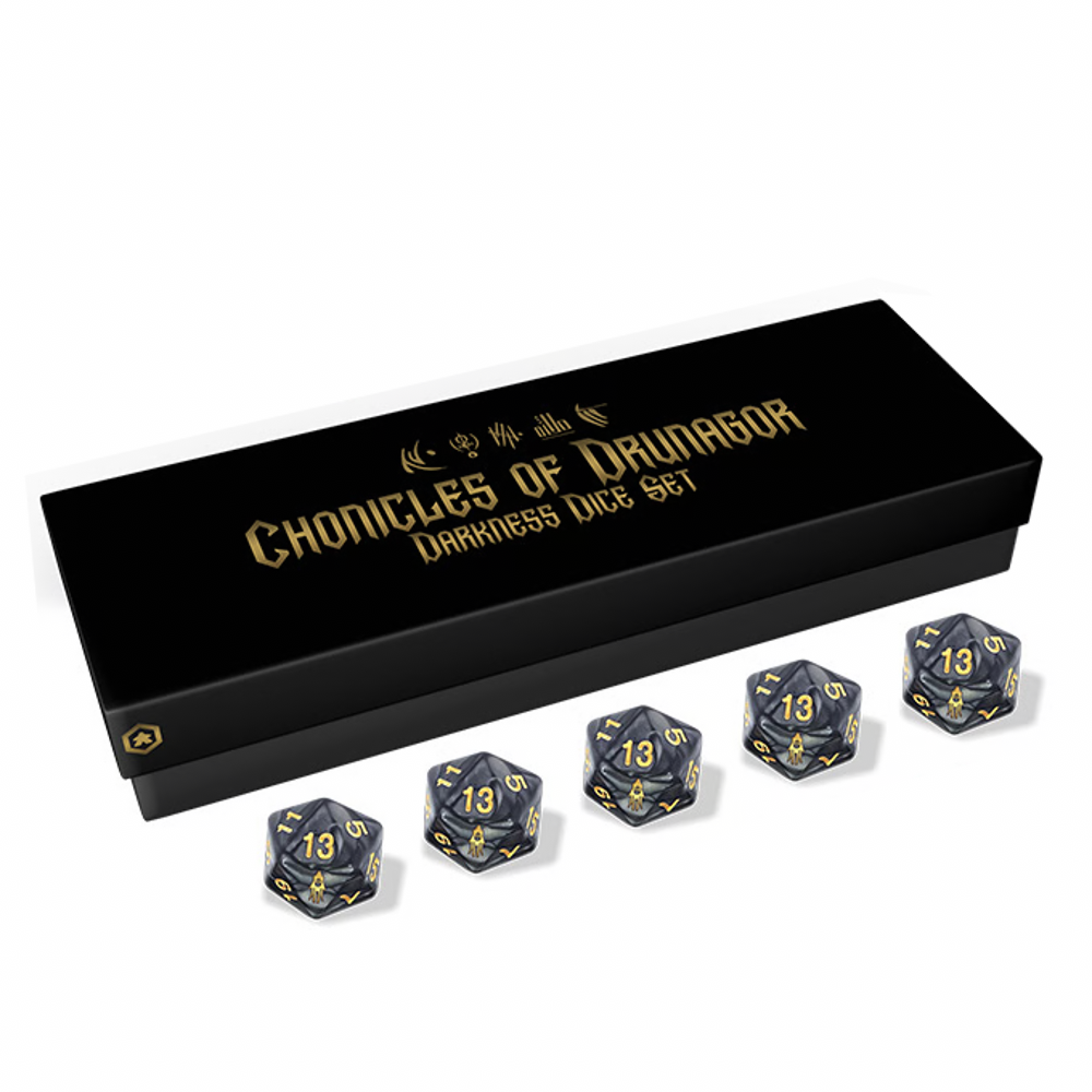 Chronicles of Drunagor: Age of Darkness - Darkness Dice Set (Preorder)