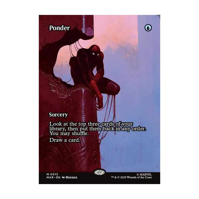 Ponder (Borderless) - Marvel Universe (Near Mint)