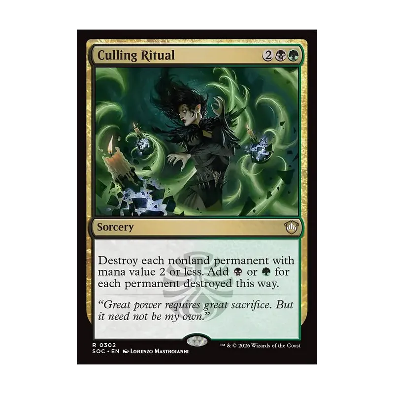 Culling Ritual - Secrets of Strixhaven Commander (Near Mint)