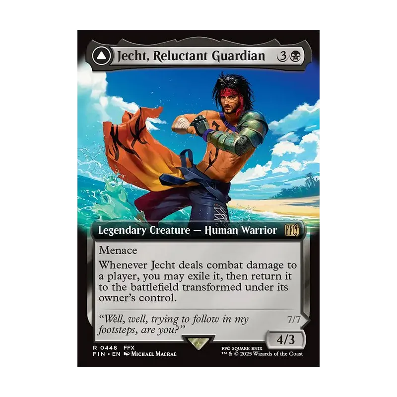 Jecht, Reluctant Guardian // Braska's Final Aeon (Extended Art) - Final Fantasy (Near Mint)