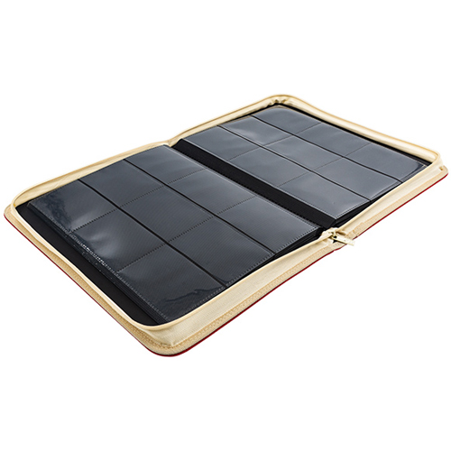 Vivid 9-Pocket Pro-Binder Deluxe: Red (Clearance)