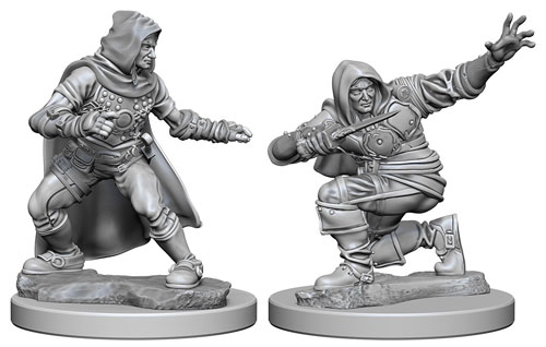 Pathfinder Battles Deep Cuts Unpainted Minis: W1 Human Male Rogue