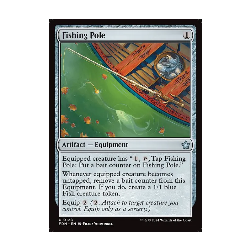 Fishing Pole - Foundations (Foil Near Mint)