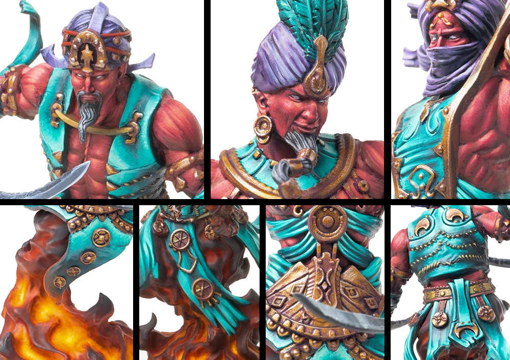 Conquest: Sorcerer Kings - Efreet Sword Dancers (Dual Kit)