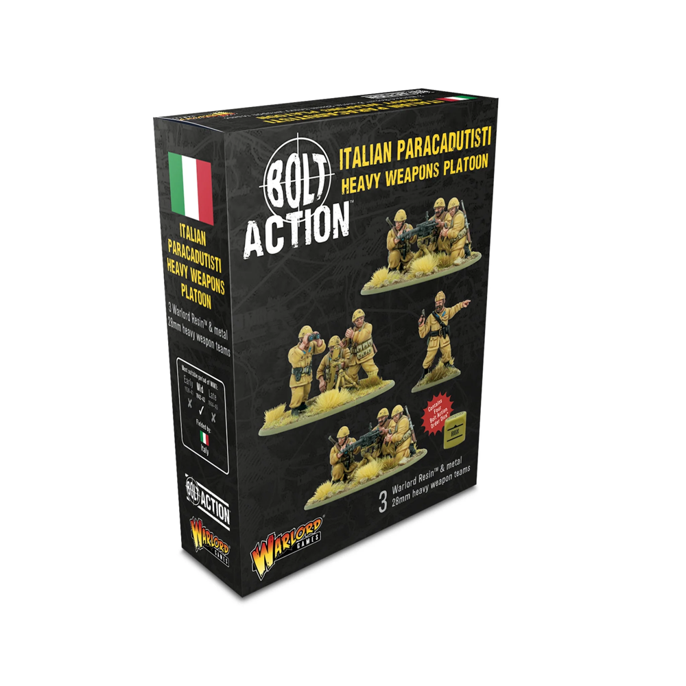 Bolt Action 3E: Italian Paracadutisti Heavy Weapons Platoon