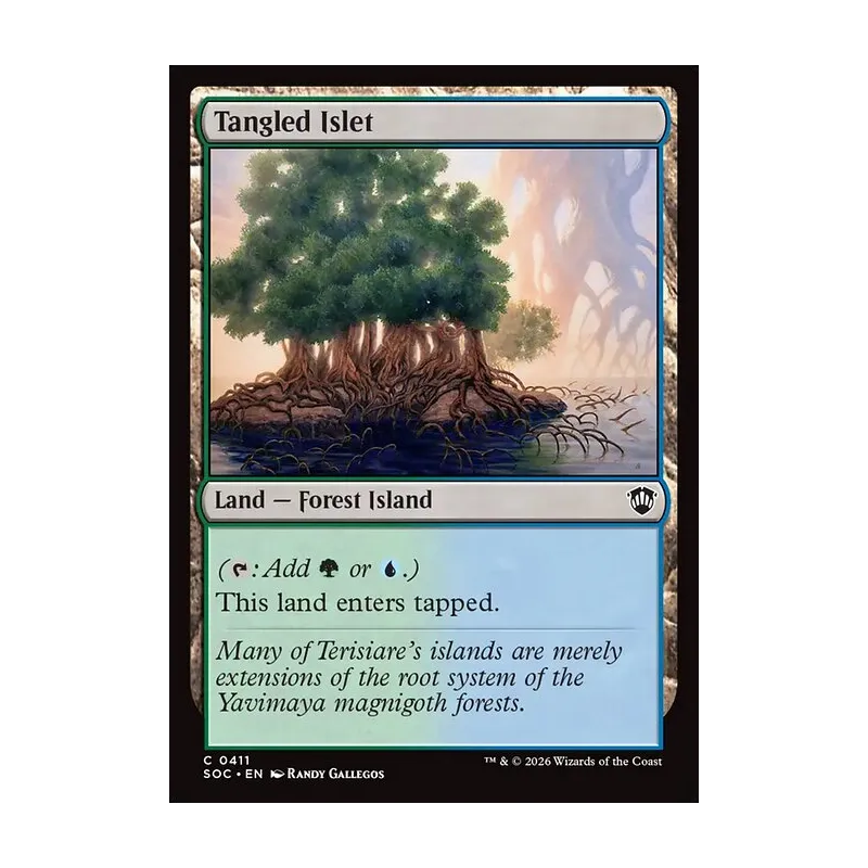 Tangled Islet - Secrets of Strixhaven Commander (Near Mint)