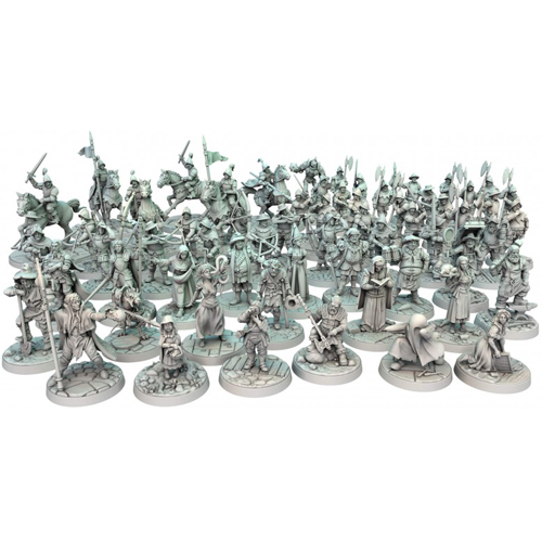 Dungeons & Lasers: Townsfolk Miniature Set